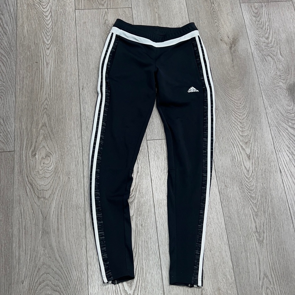 Adidas like new track pants/joggers XS charcoal gray